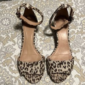 J. Crew Leopard Print Wedges